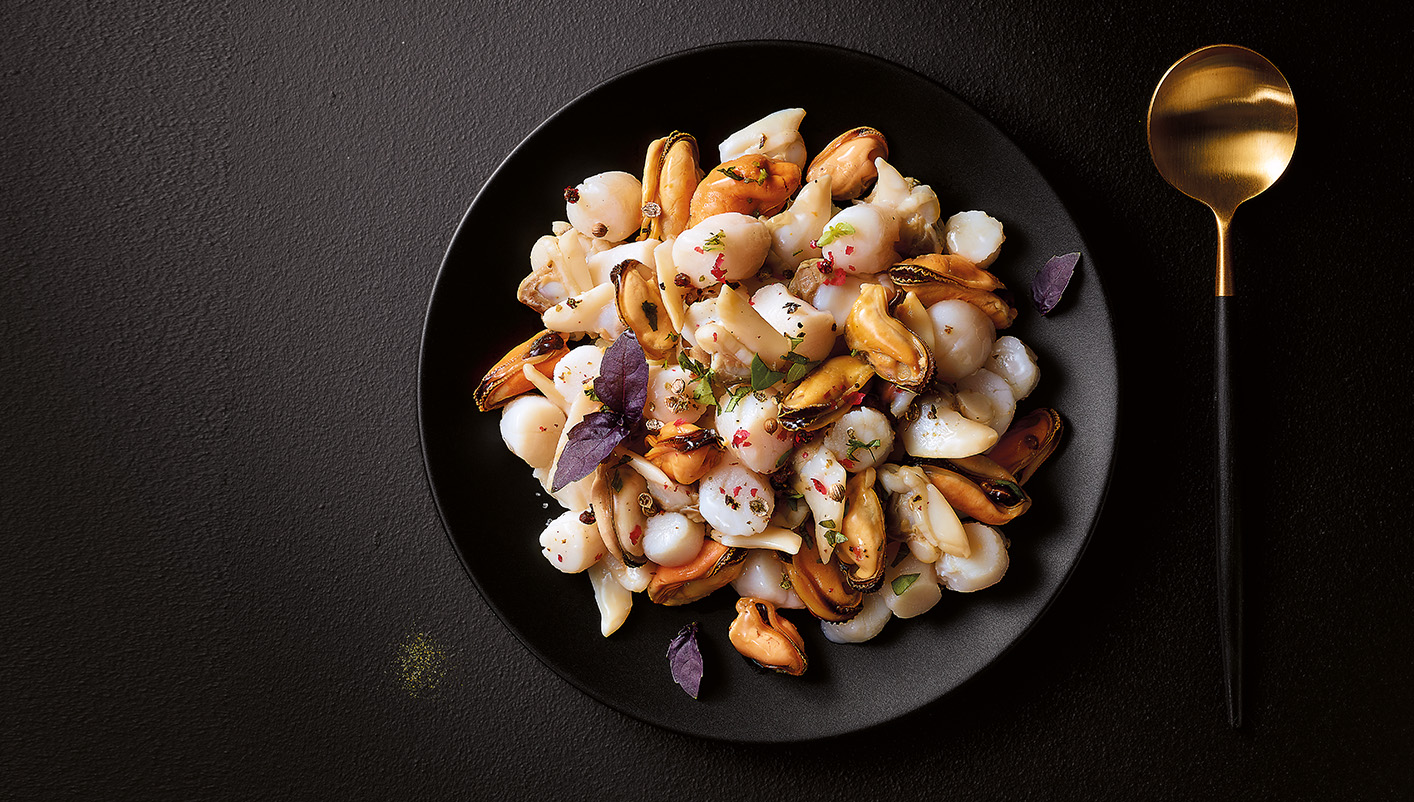 Sélection de fruits de mer de nos Côtes