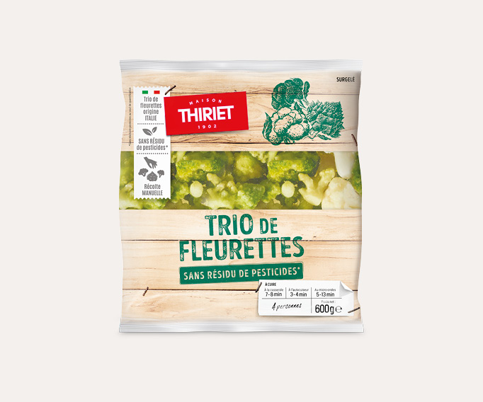 Trio de fleurette Le lot de 2