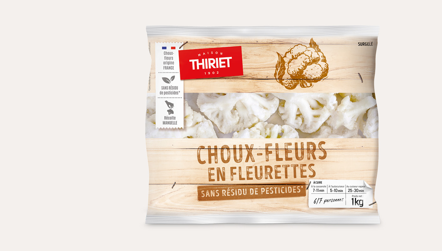 Choux-fleurs en fleurettes