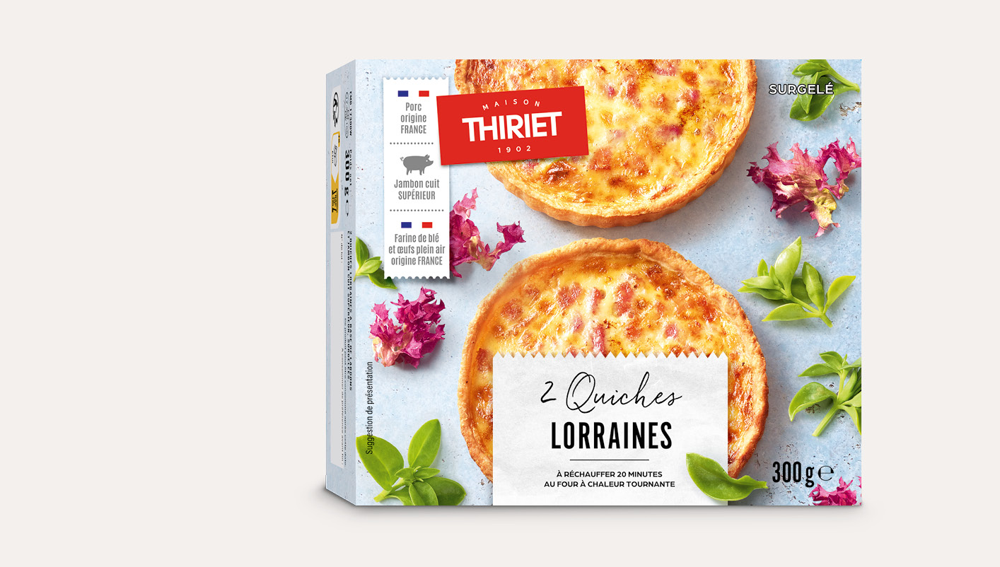 2 Quiches lorraines