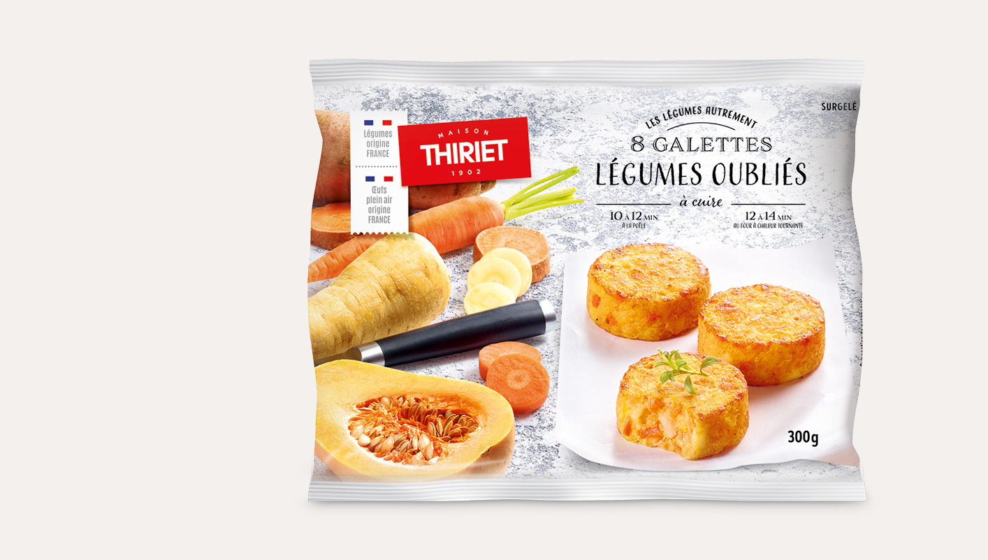 8 Galettes de légumes oubliés