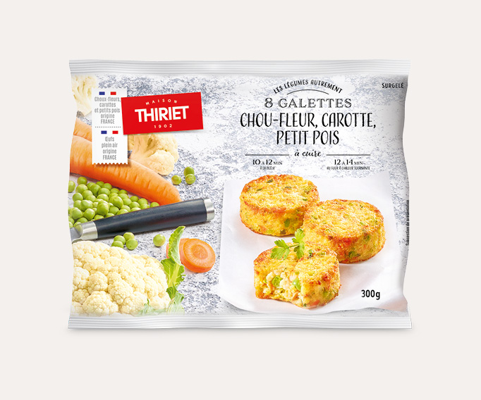 8 galettes de légumes au choix Le 2ème à -30%