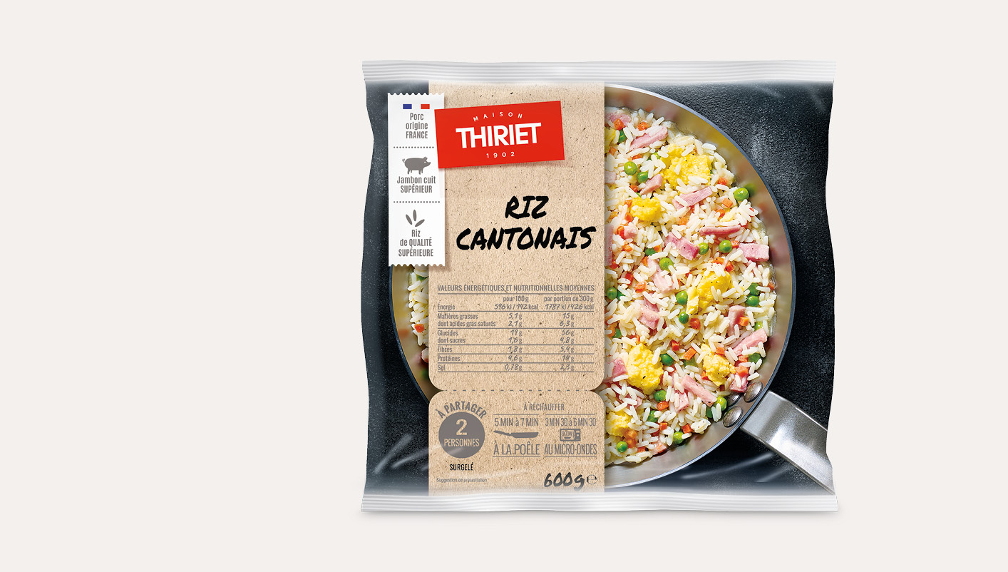 Riz cantonais Le 2ème sachet à -50%