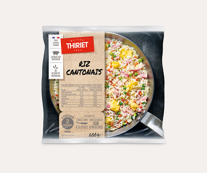 Riz cantonais Le 2ème sachet à -50%