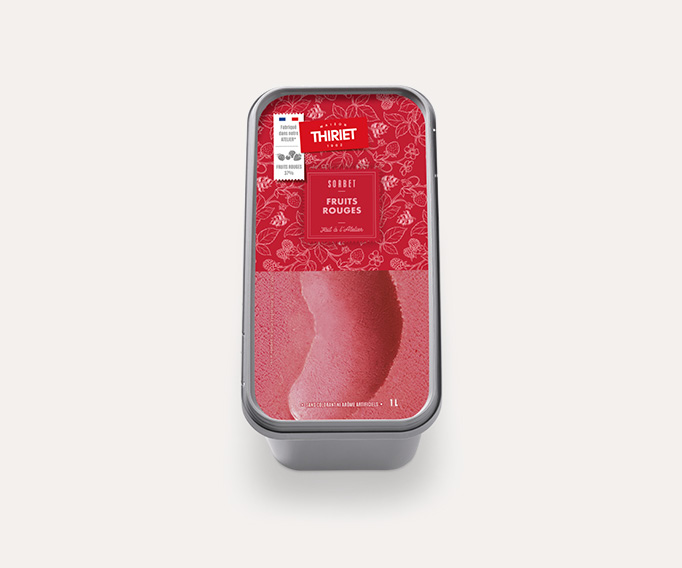 Sorbet fruits rouges