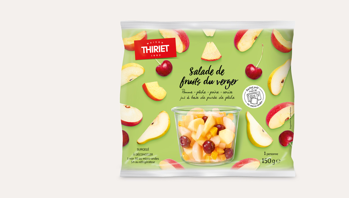 Sachets de fruits au choix Le 2ème à -50%