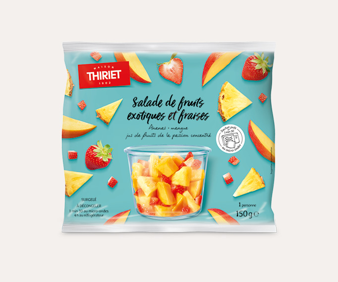 Sachet de fruits exotiques et fraises