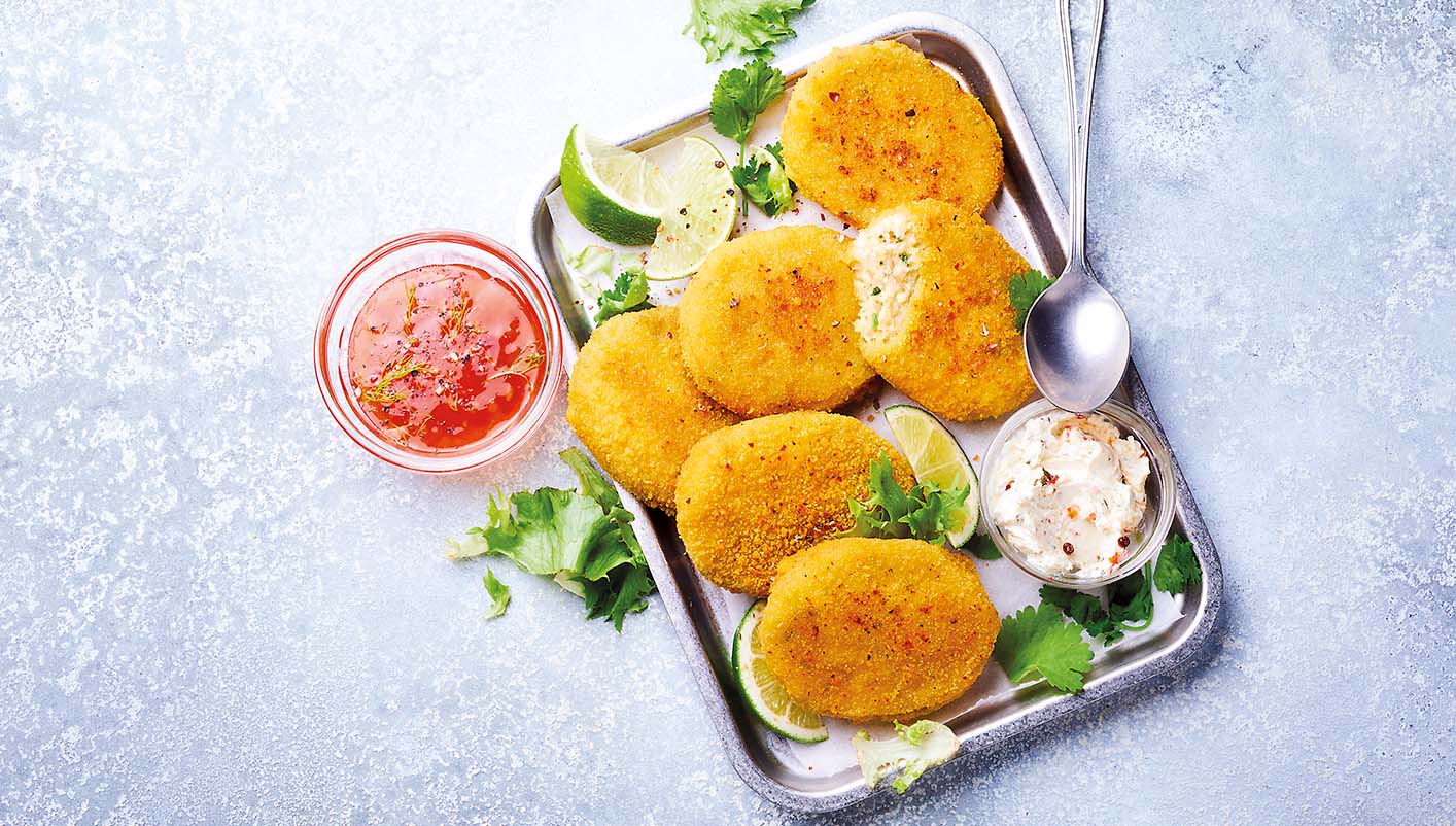 6 Croquettes au colin d'Alaska ail et fines herbes