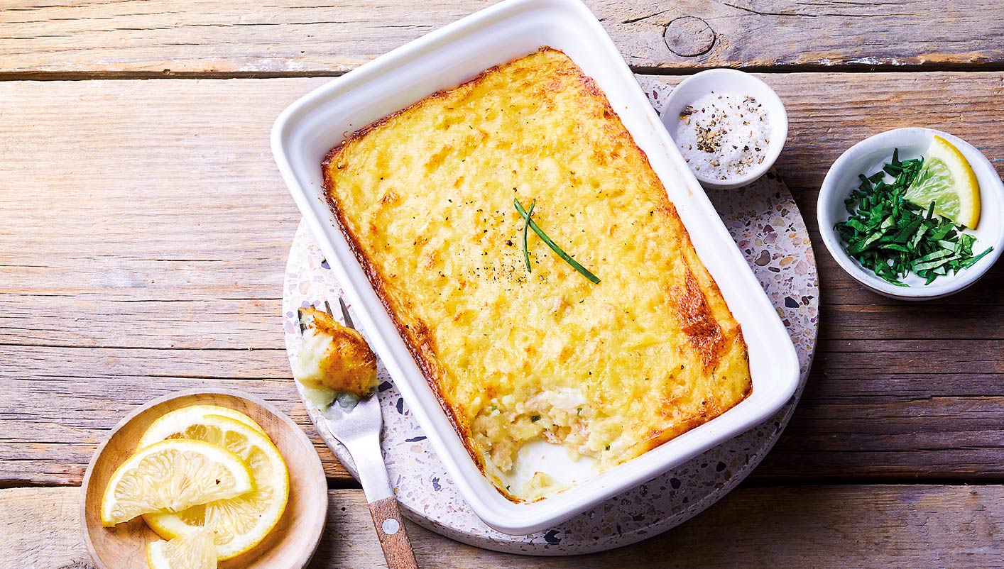Brandade de morue parmentière à l'huile d'olive vierge extra
