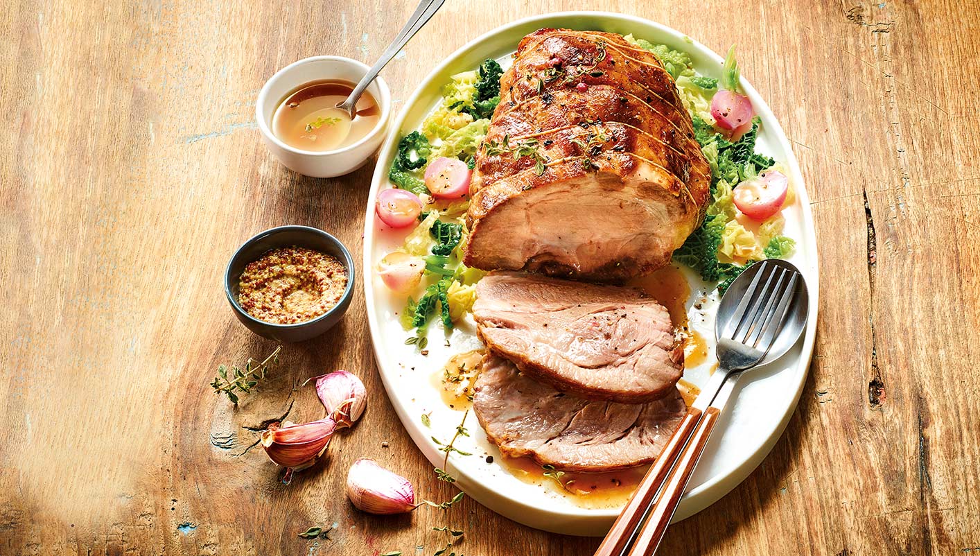 Rôti de porc échine sans antibiotique
