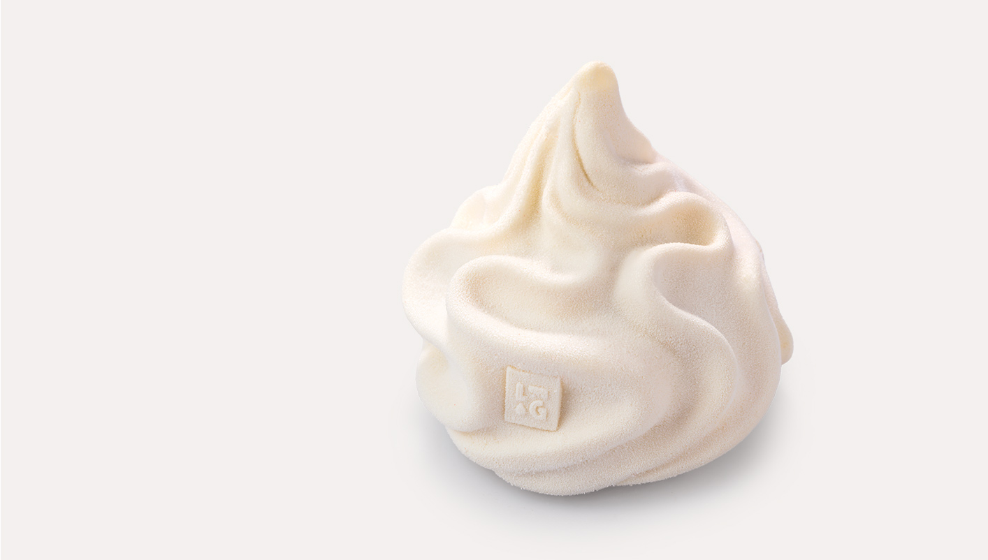 Volute - glace chantilly, mangue, passion, baba imbibé, coco