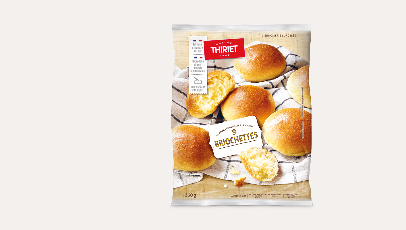 Briochettes au choix Le lot de 2