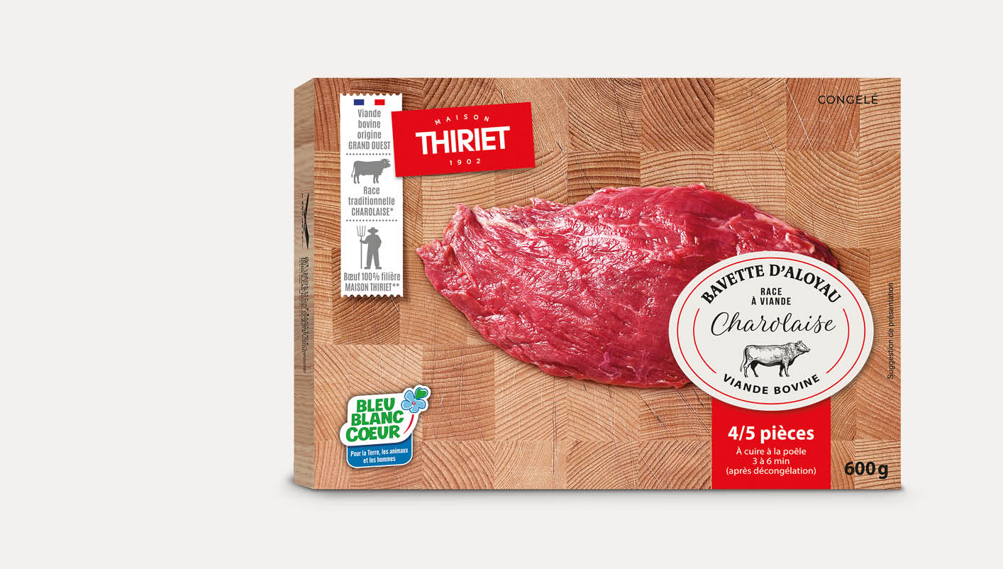 Bavettes d'aloyau race à viande Charolaise