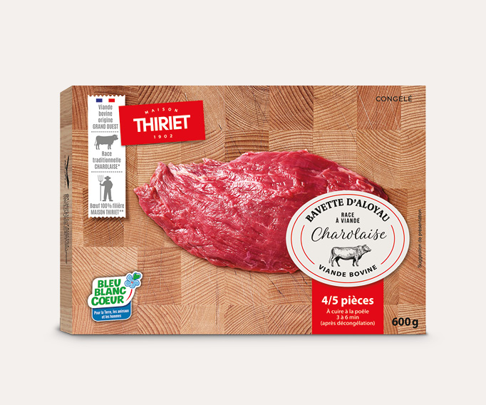 Bavettes d'aloyau race à viande Charolaise