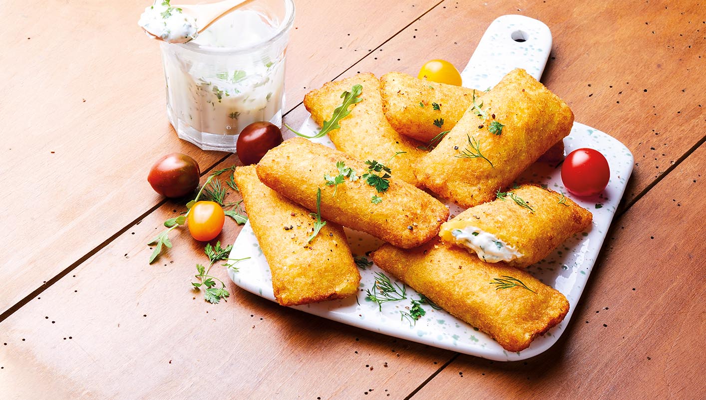 10 Chaussons parmentier fromage et fines herbes
