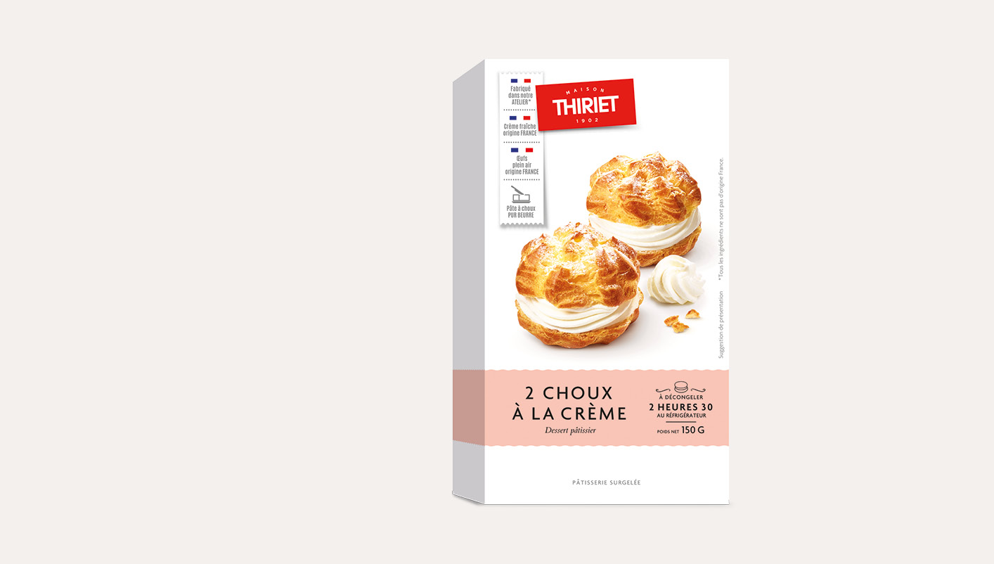 2 choux à la crème La 2ème à -50%