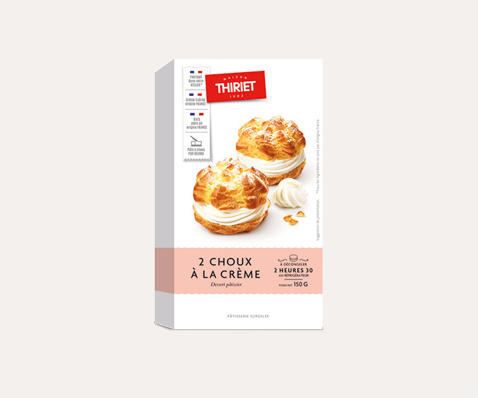 2 choux à la crème La 2ème à -50%