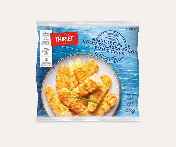 Aiguillettes de colin d'Alaska Fish and Chips Le lot de 2