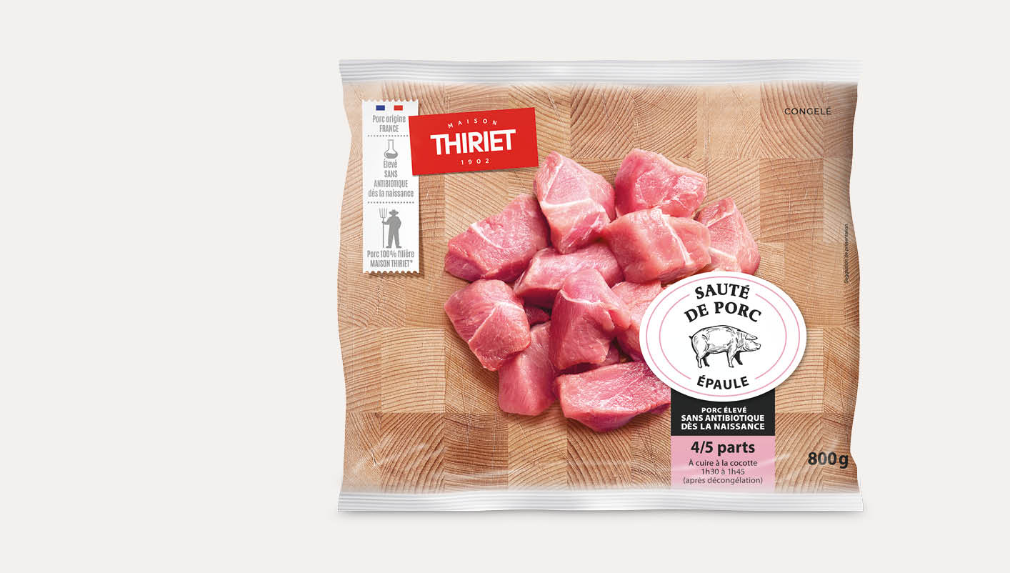 Sauté de porc - sans antibiotique dès la naissance