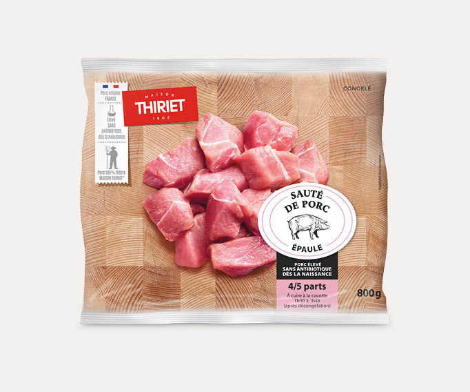 Sauté de porc - sans antibiotique dès la naissance