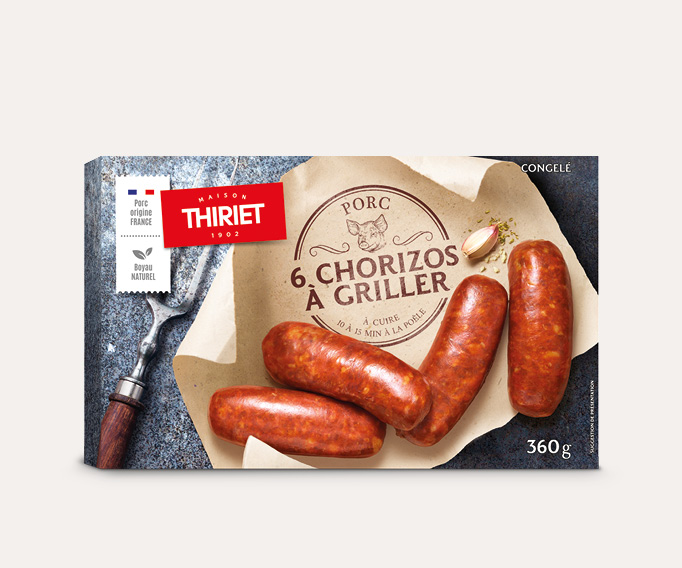 6 chorizos à griller
