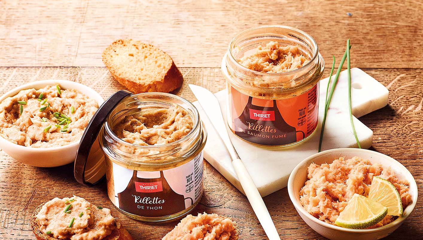 Rillettes de saumon fumé