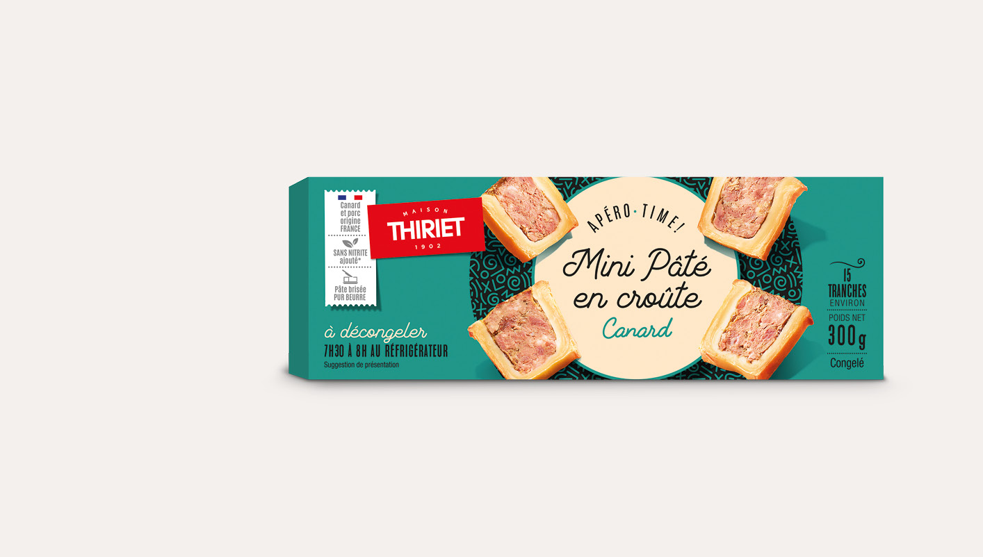 Mini pâté en croûte canard