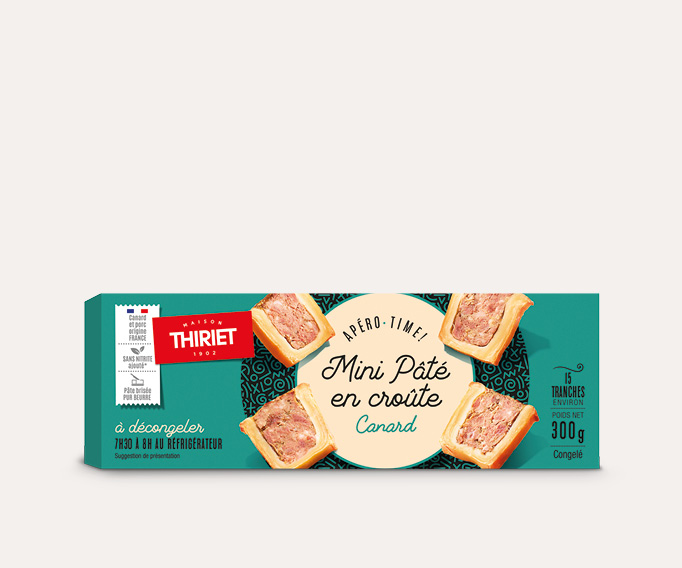 Mini pâté en croûte canard