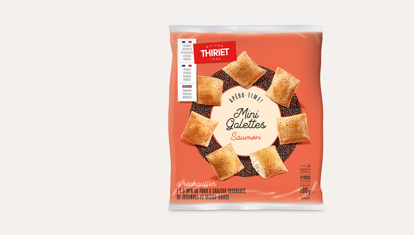 Mini galettes saumon Le 2ème à -50%