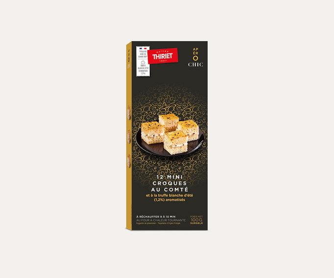 12 Mini croques au comté et truffe blanche d'été