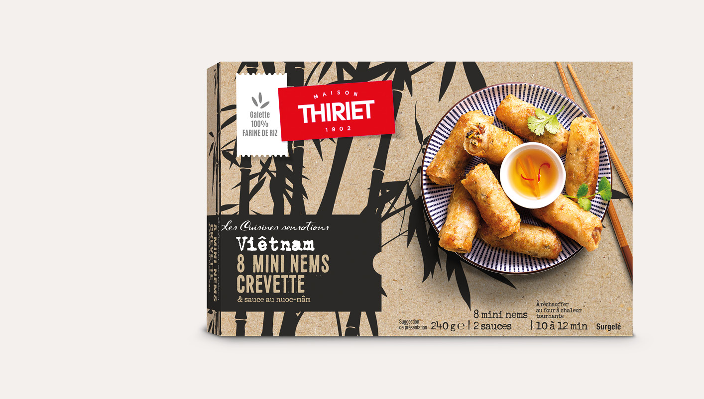 8 Mini nems crevette