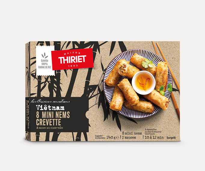 8 Mini nems crevette