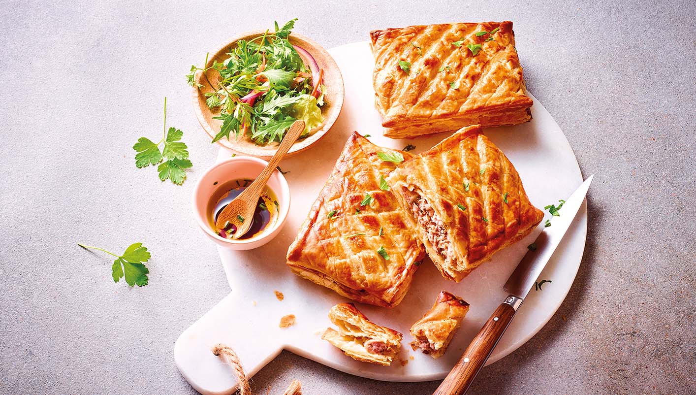 6 Feuilletés à la viande