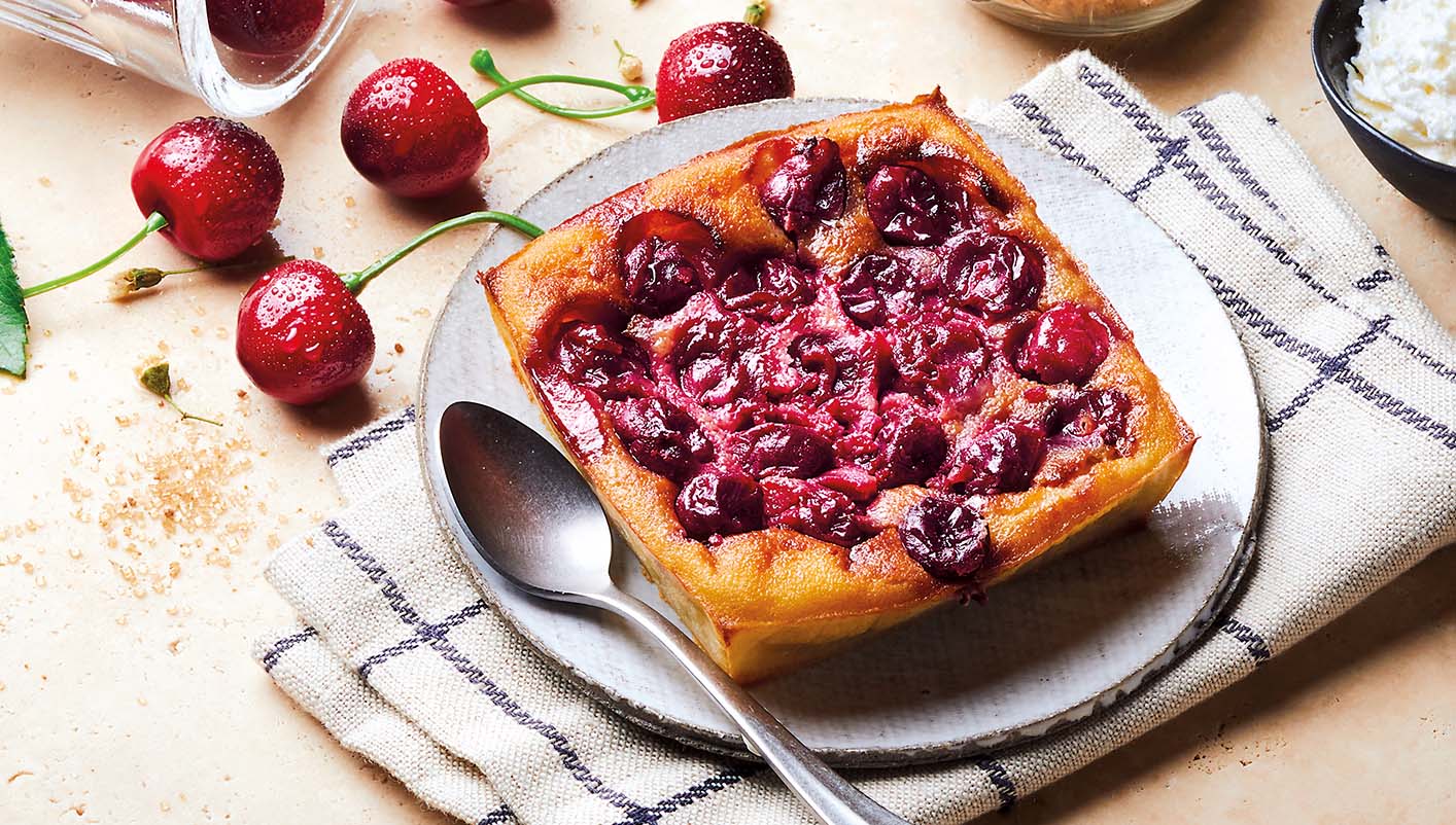 1 clafoutis aux griottes