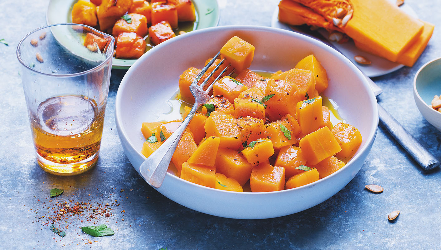 Butternut en cubes sans résidu de pesticides