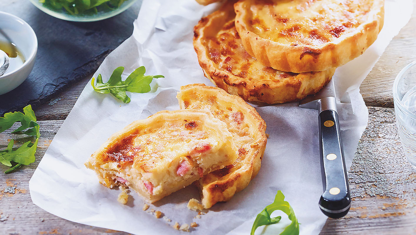 8 quiches lorraines