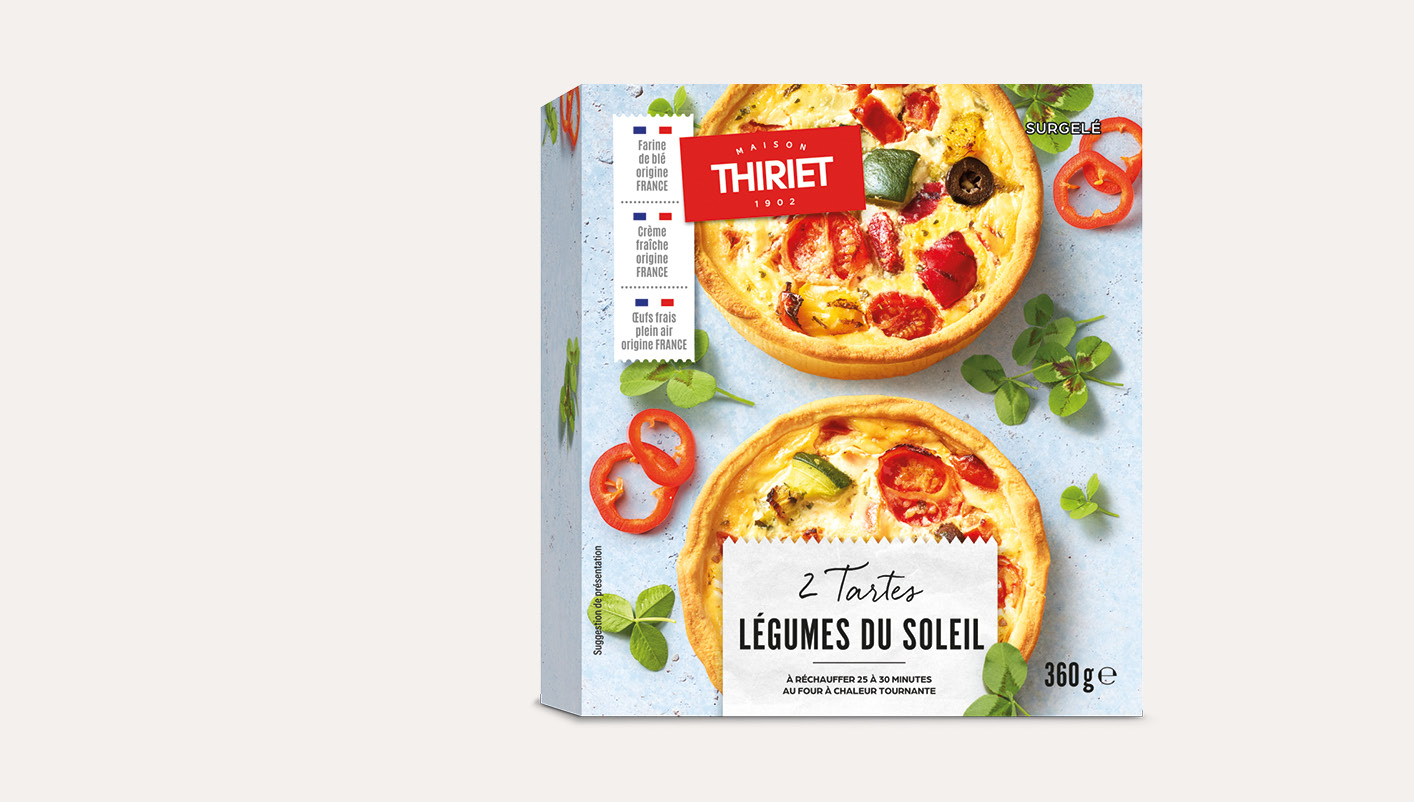2 tartes légumes du soleil