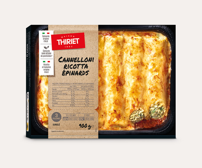 Cannelloni ricotta épinards