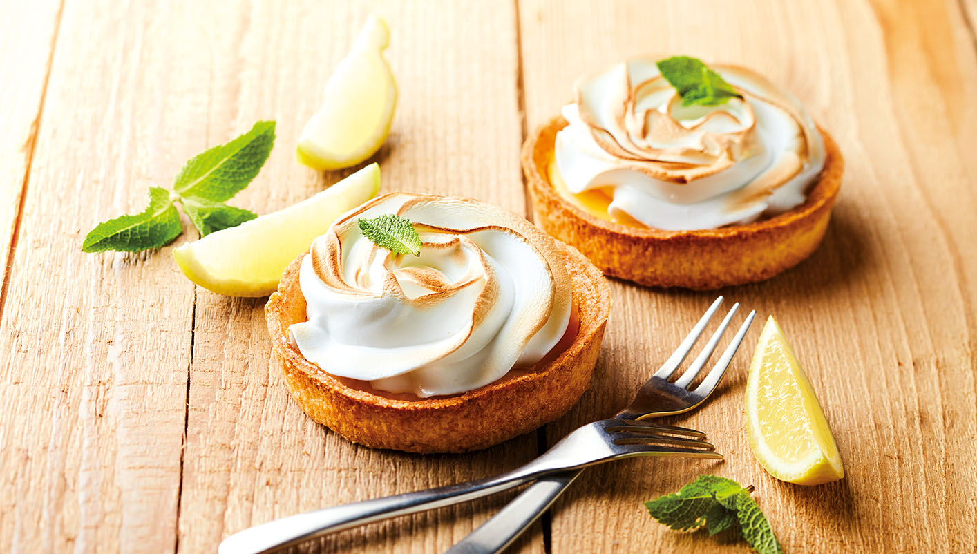 2 Tartelettes au citron meringuées