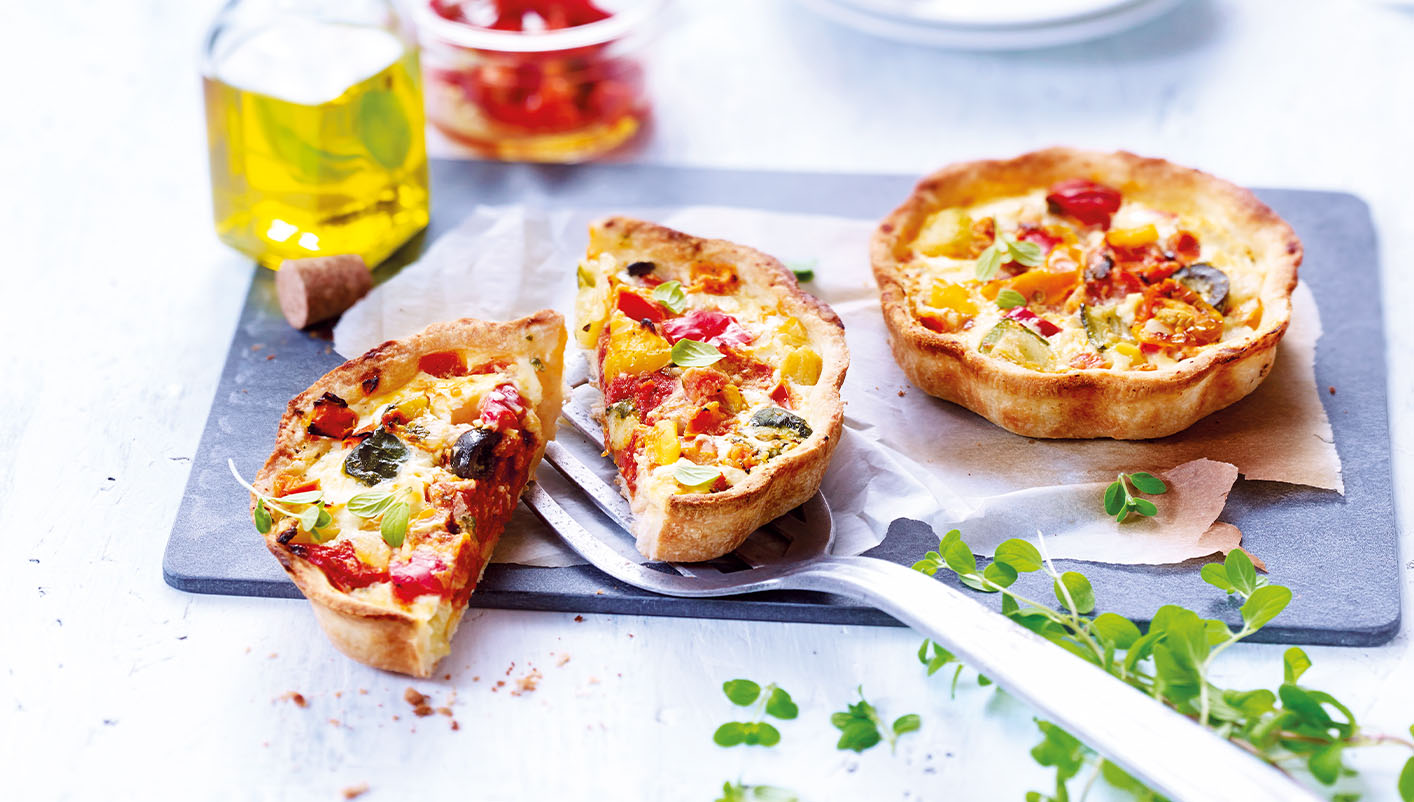 2 tartes légumes du soleil