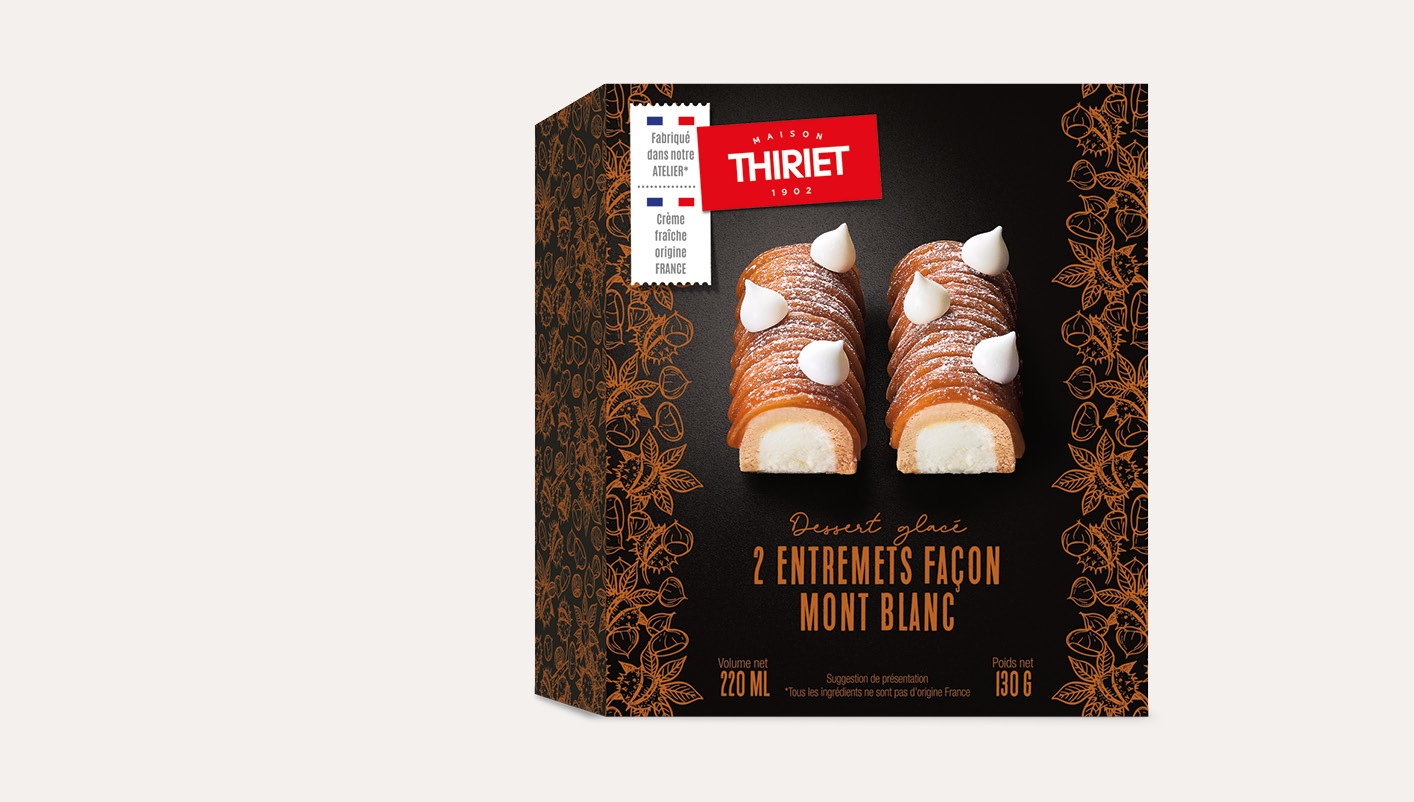 2 Entremets glacés façon Mont-Blanc