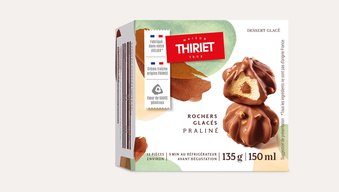 Rochers glacés praliné