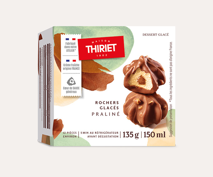 Rochers glacés praliné