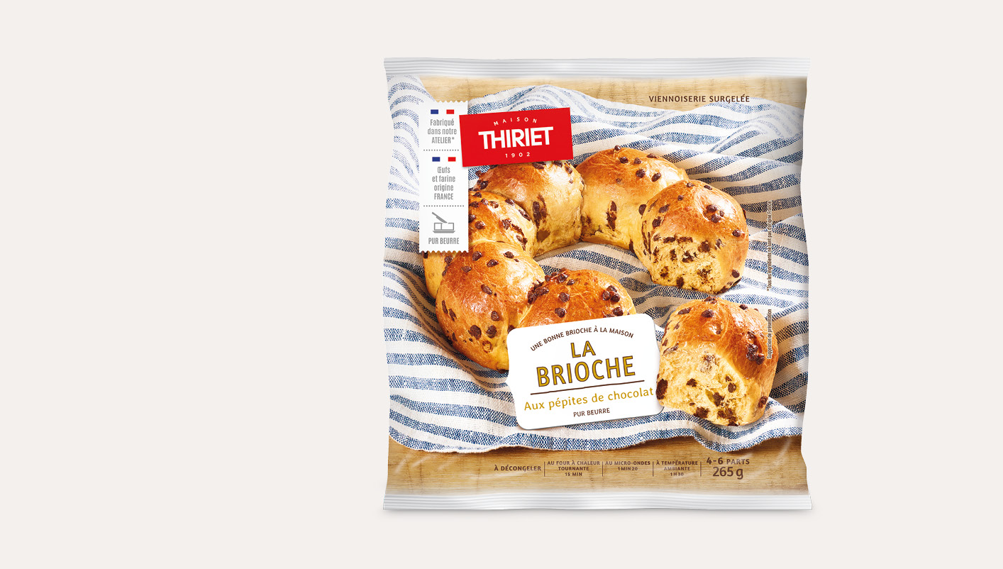 1 brioche aux pépites de chocolat