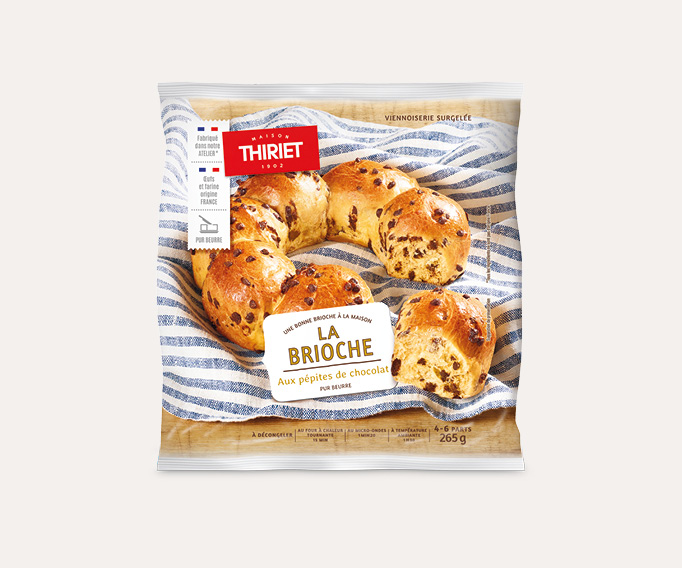 1 brioche aux pépites de chocolat