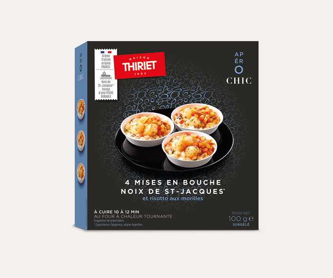 4 Mises en bouche à la noix de St-Jacques*