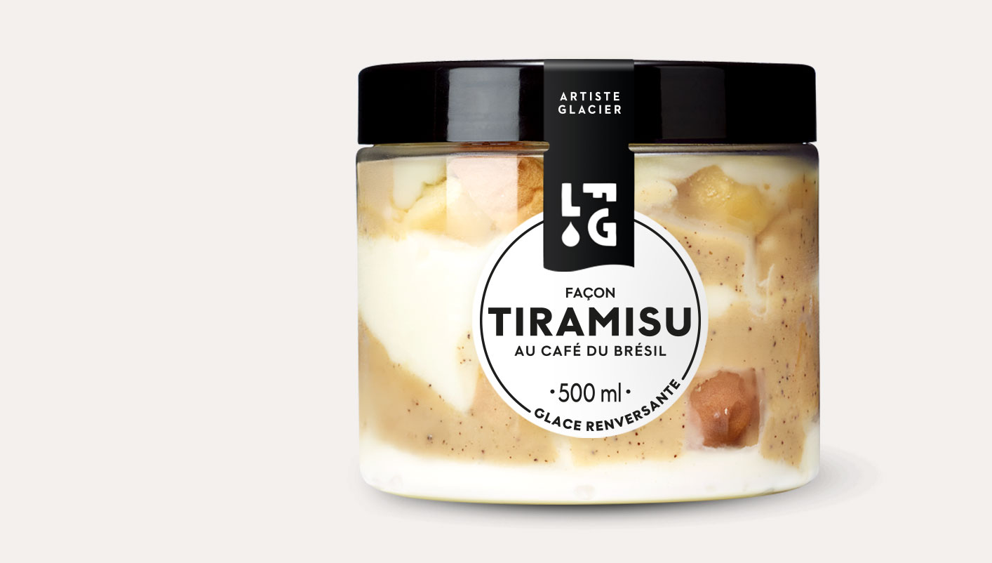 Glace Façon Tiramisu au café du Brésil