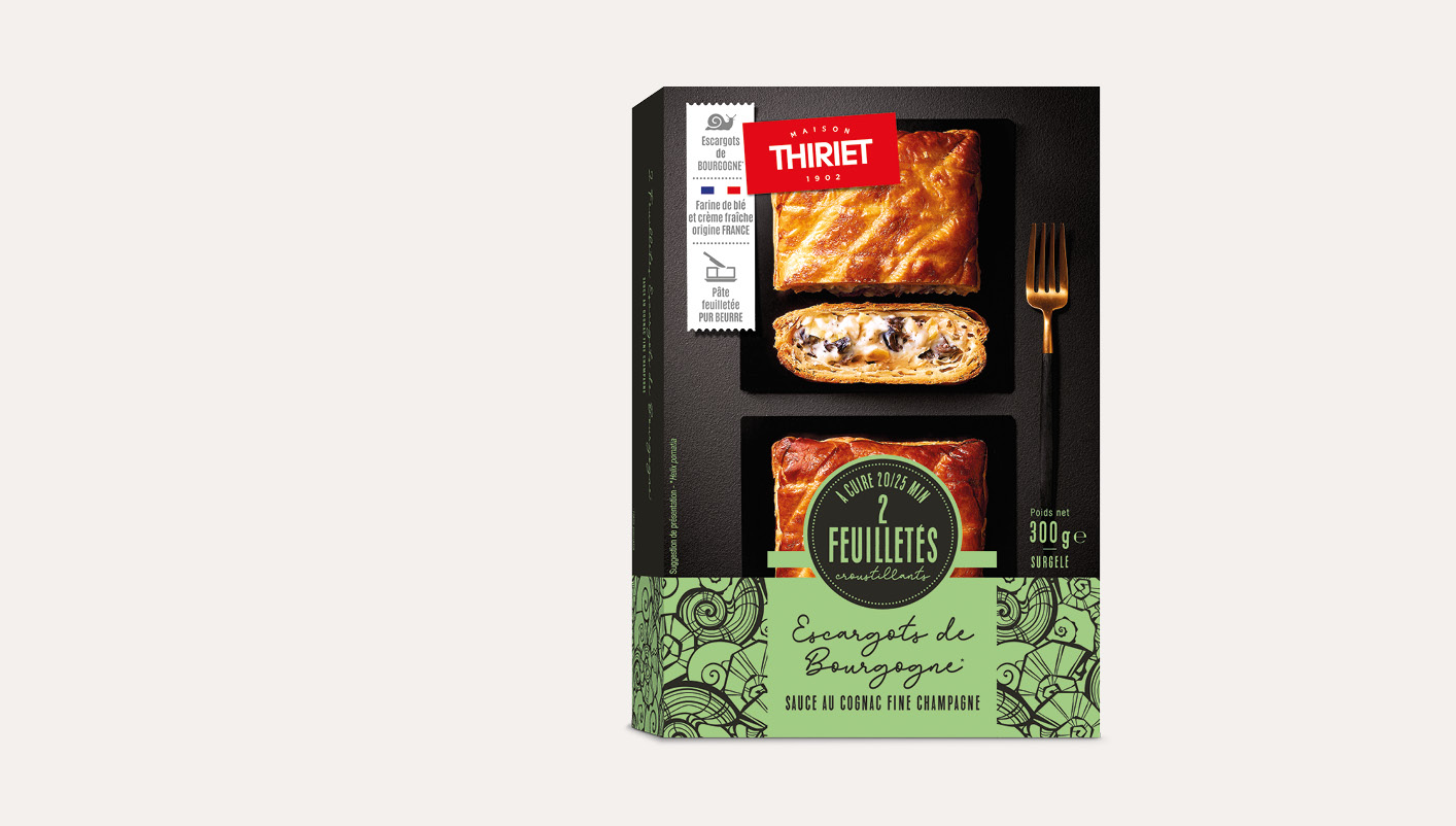 2 Feuilletés escargots de Bourgogne