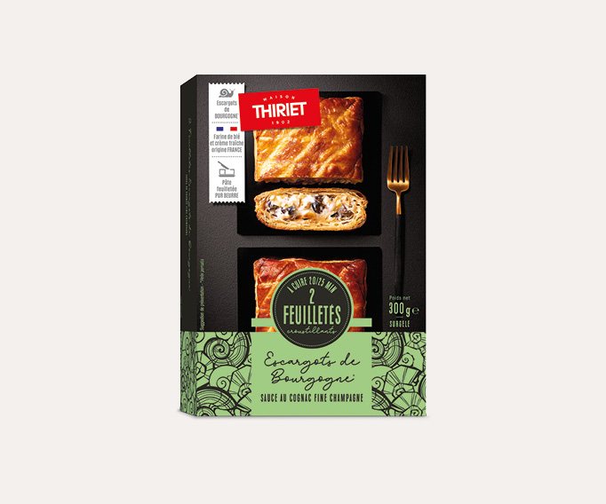 2 Feuilletés escargots de Bourgogne