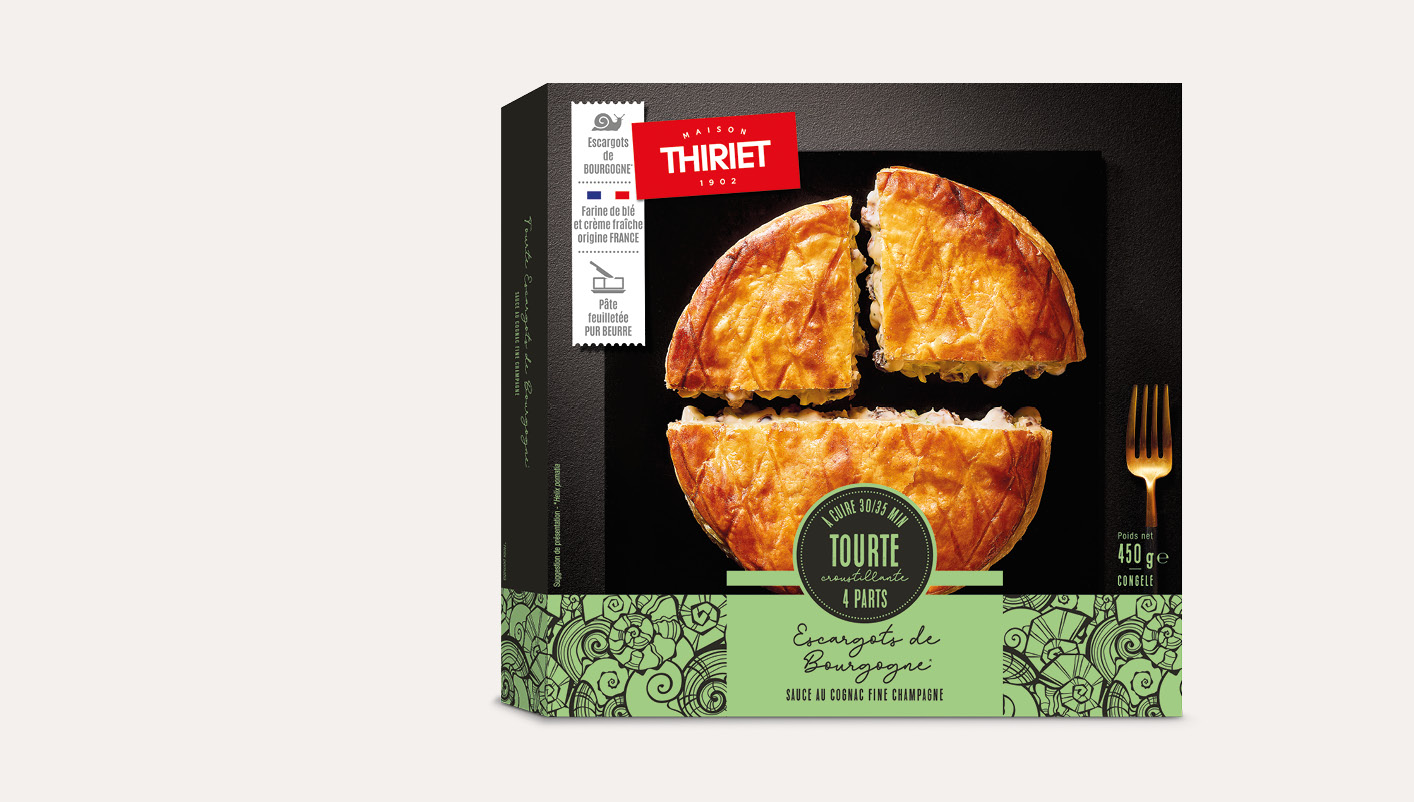 Tourte aux escargots de Bourgogne